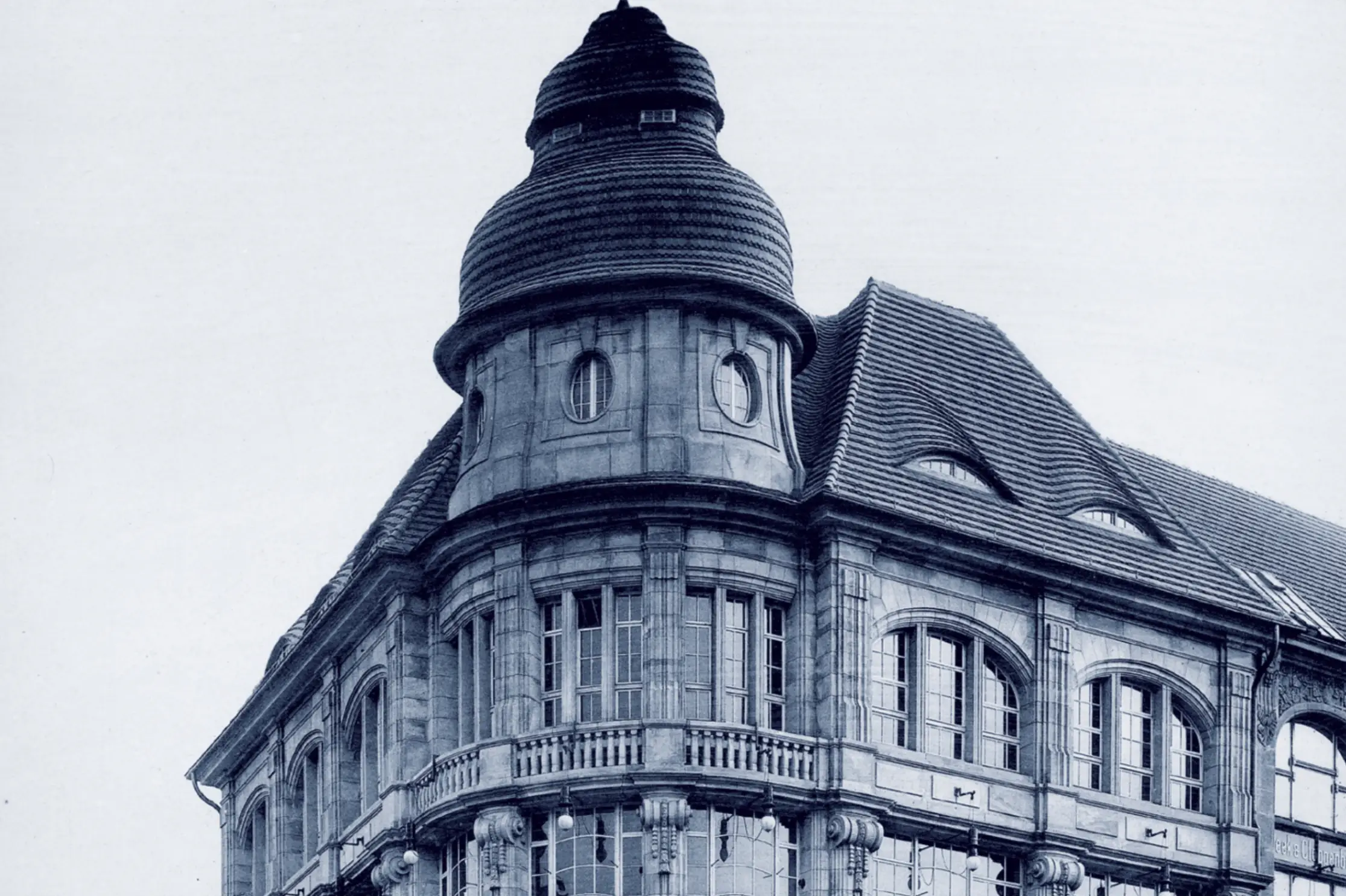 Historisches Bild eines P&C Verkaufshauses
