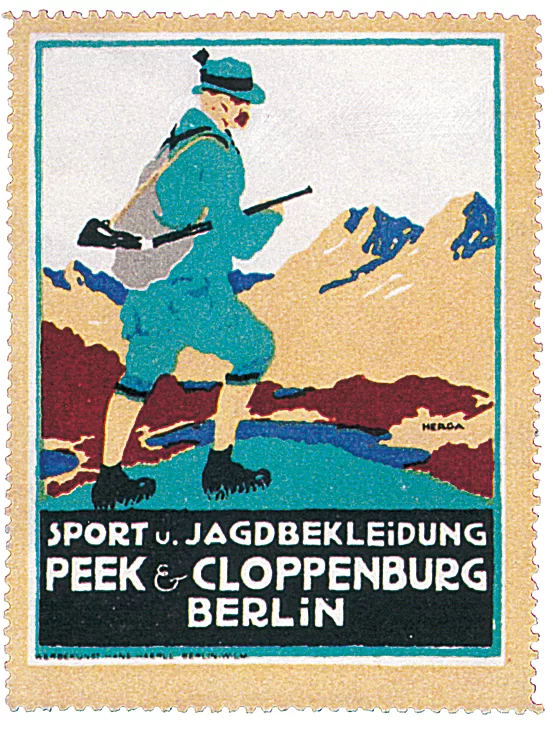 Historische Briefmarke von P&C.